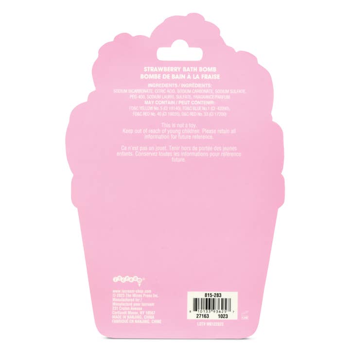 Iscream - Wholesale Bath Bomb/Fizz - STRAWBERRY BATH BOMB2