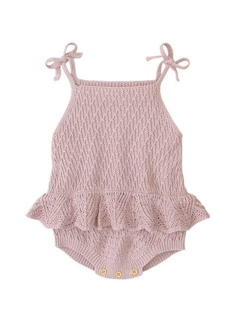 Penny romper | mauve for wholesale on Faire