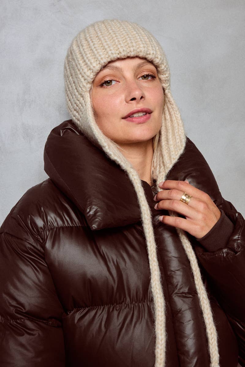 BYREN | ÉLINE L'ATELIER - Wholesale Beanie - Women's - Wool Earflap Beanie MJ205SD5