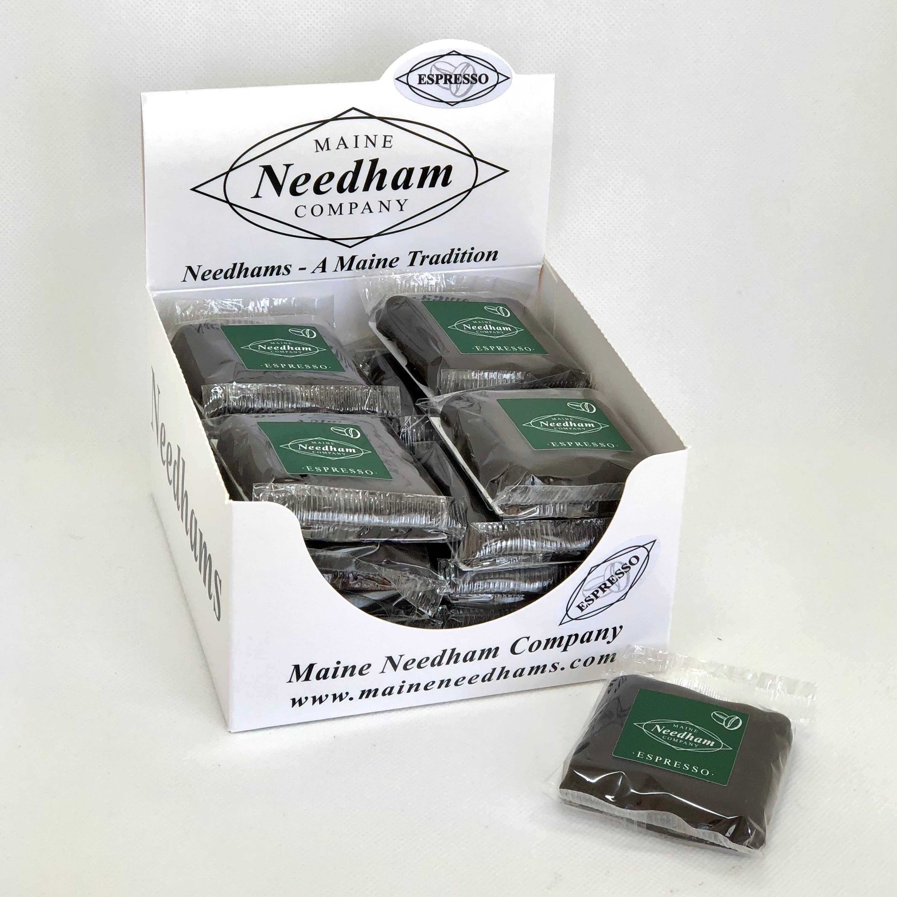 Maine Needham Company - Wholesale Chocolate Covered Sweets - Blueberry Needhams - 20-ct display box1