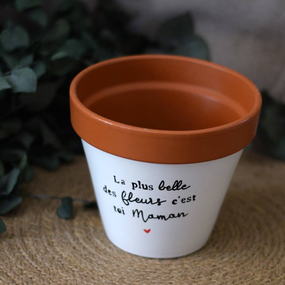 Joli Pot – Vaso de plantas por atacado – Vaso de flores “Os mais belos [...] Mom ♥ “| Dia da Mãe0