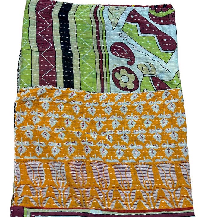Hopes Unlimited - Wholesale Throw Blanket - 2nds Quality Kantha Throw2