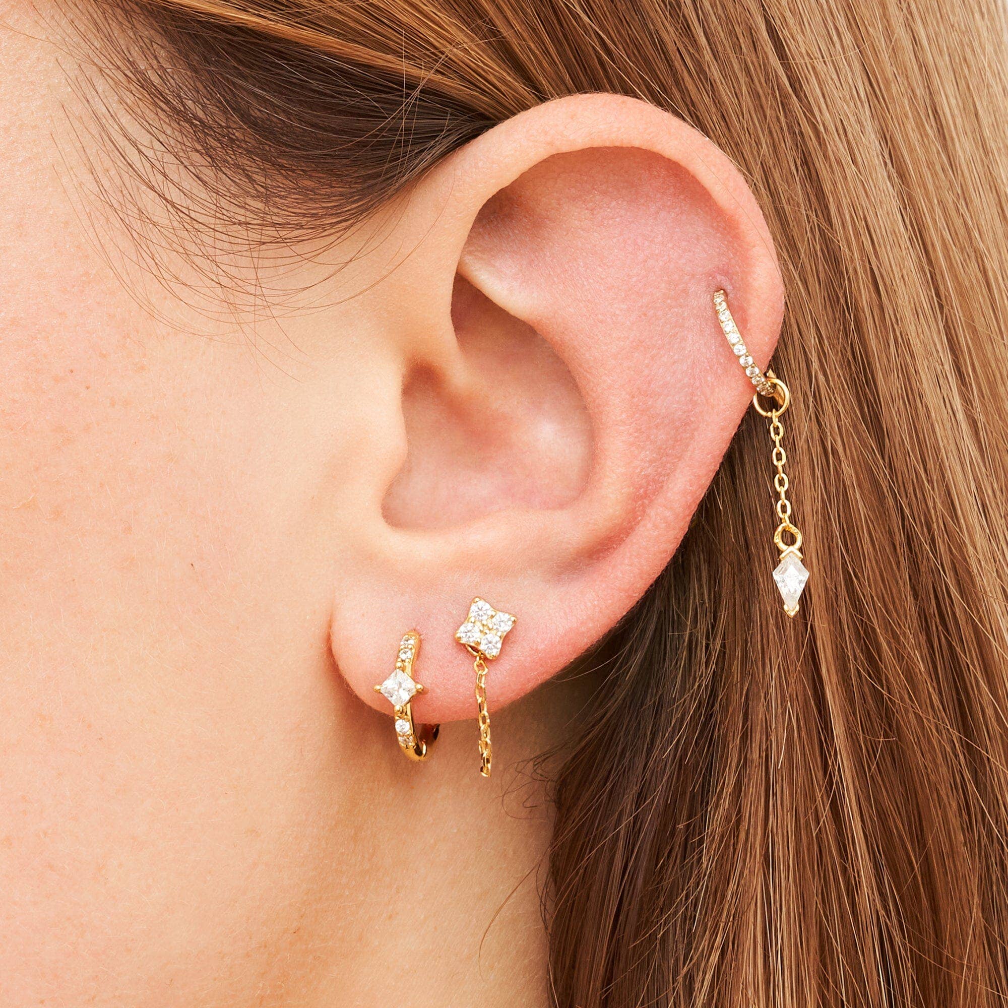 Nébuleuse Bijoux – wholesale Enkelt örhänge – Rym Blanche14