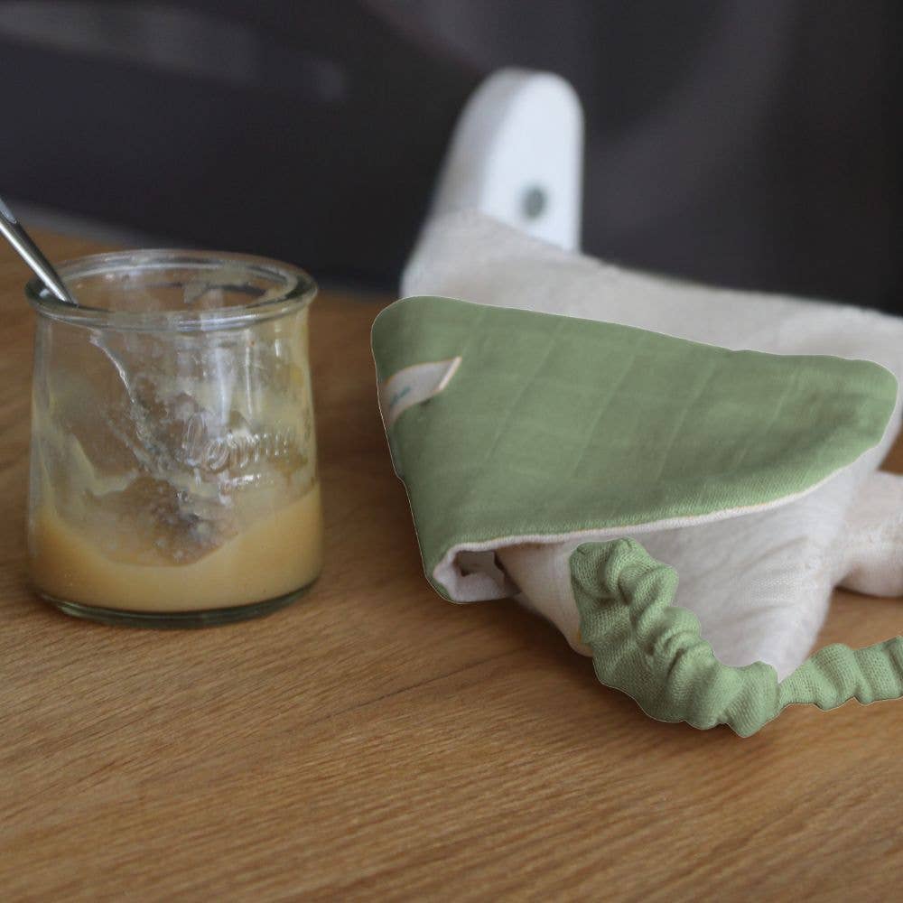 Pitigaïa - Venta al por mayor Babero - Bebé - Babero elástico de algodón orgánico 🌱👶 ideal para la cantina12