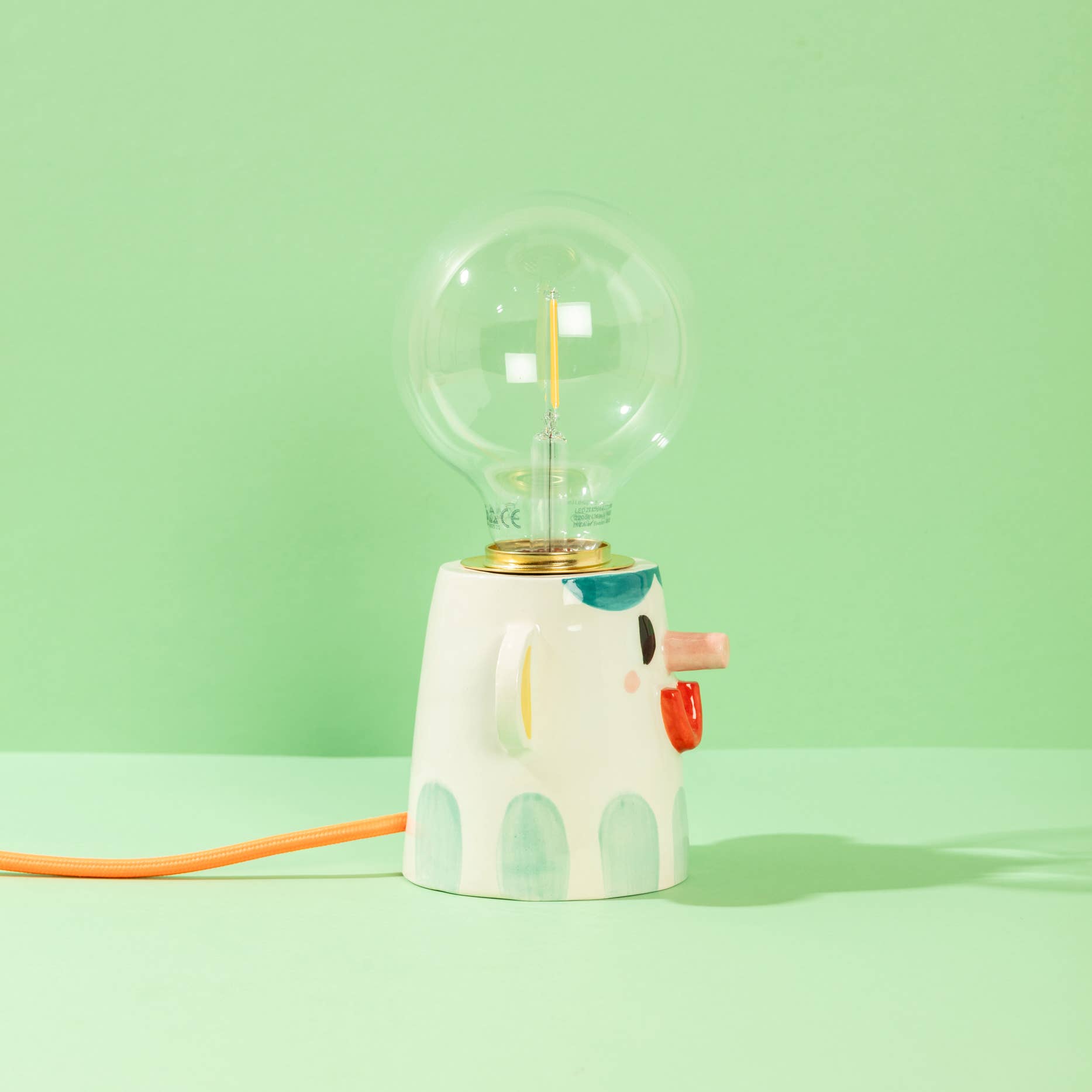 Ana Seixas - Wholesale Accent/Desk Lamp - Good Friend Mint / Ceramic Lamp1