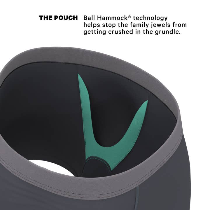 Shinesty, Inc – wholesale Underkläder - Herr – Slate-förväntningarna | Grå Tonal Ball Hammock®-ficka Underkläder1