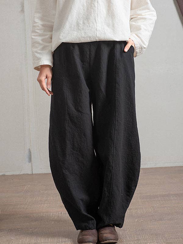 UZ Wholesale Store - Wholesale Pants - Women's - Simple High Waisted Solid Color Wide Leg Pants4