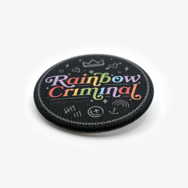 Happy Impulse - Wholesale Lapel Pin/Button - Rainbow Criminal3