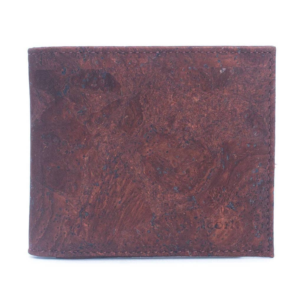 Meninas Bonitas Cork – wholesale Wallet - Men’s – Brown Cork Men's Wallet with Box Packaging BAG-225416