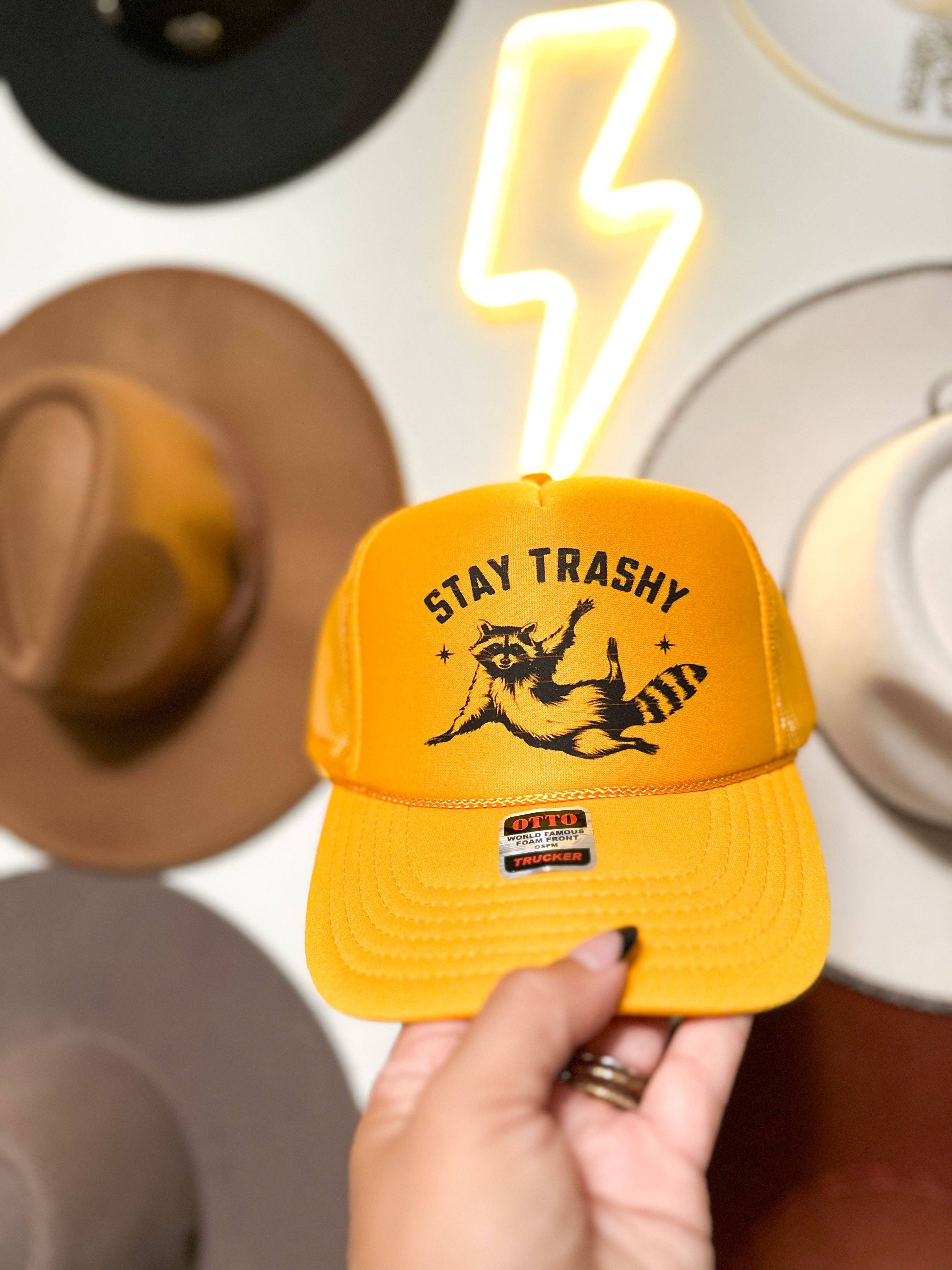 Hill + Hyde&Co - Wholesale Trucker Hat - Women's - Stay Trashy Trucker