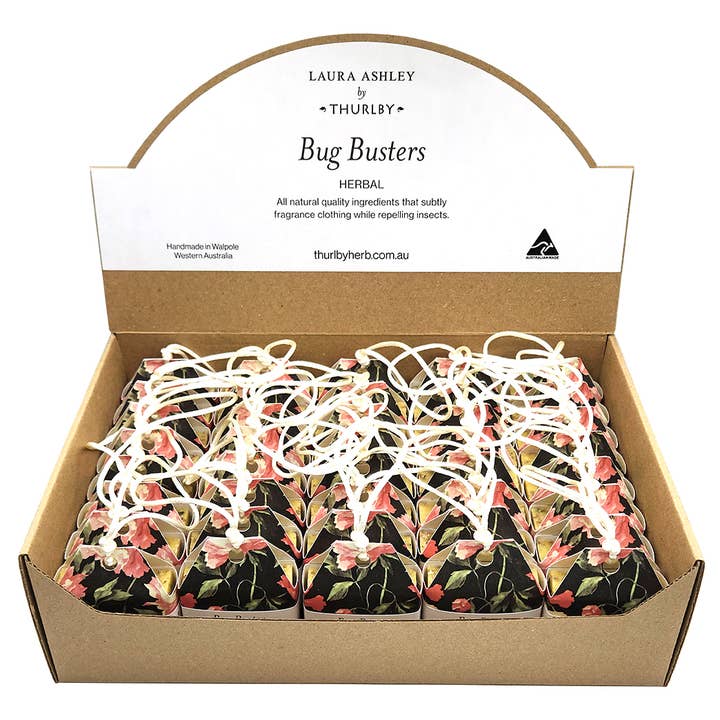 Thurlby Handmade Aromatic Homewares - Wholesale Room & linen spray - Laura Ashley by Thurlby Peonies Bug Buster in Display Box3