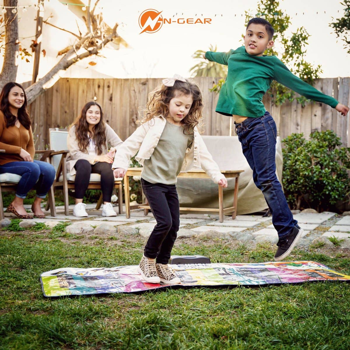 N-GEAR - Vendita all'ingrosso Gioco musicale - Bambini e neonati - N-GEAR Tappeto musicale XXL da 180 cm per bambini - Piano interattivo da ballo2