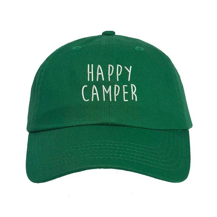 DSY Lifestyle - Wholesale Baseball Cap - Women's - Happy Camper Baseball Hat3