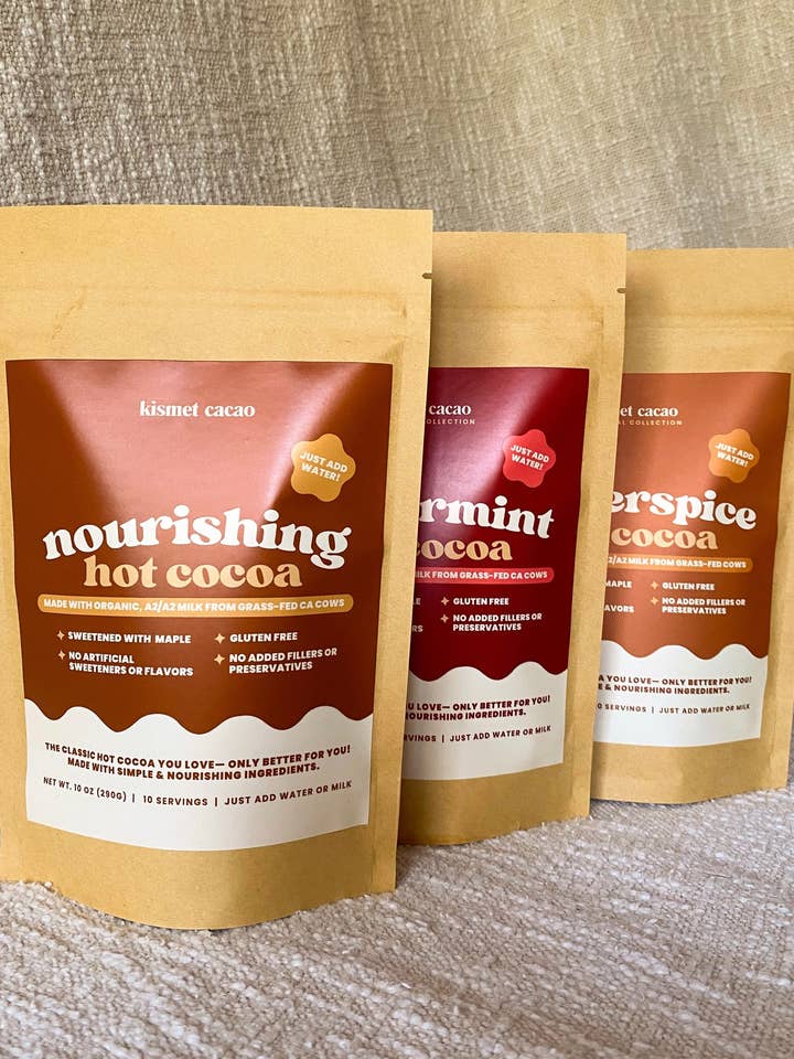 Nourishing Hot Cocoa for wholesale by Kismet Cacao