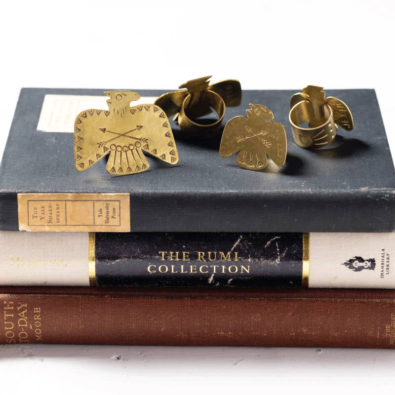 Jenni Earle - Wholesale Bandana - Women's - large brass thunderbird bandana slide2