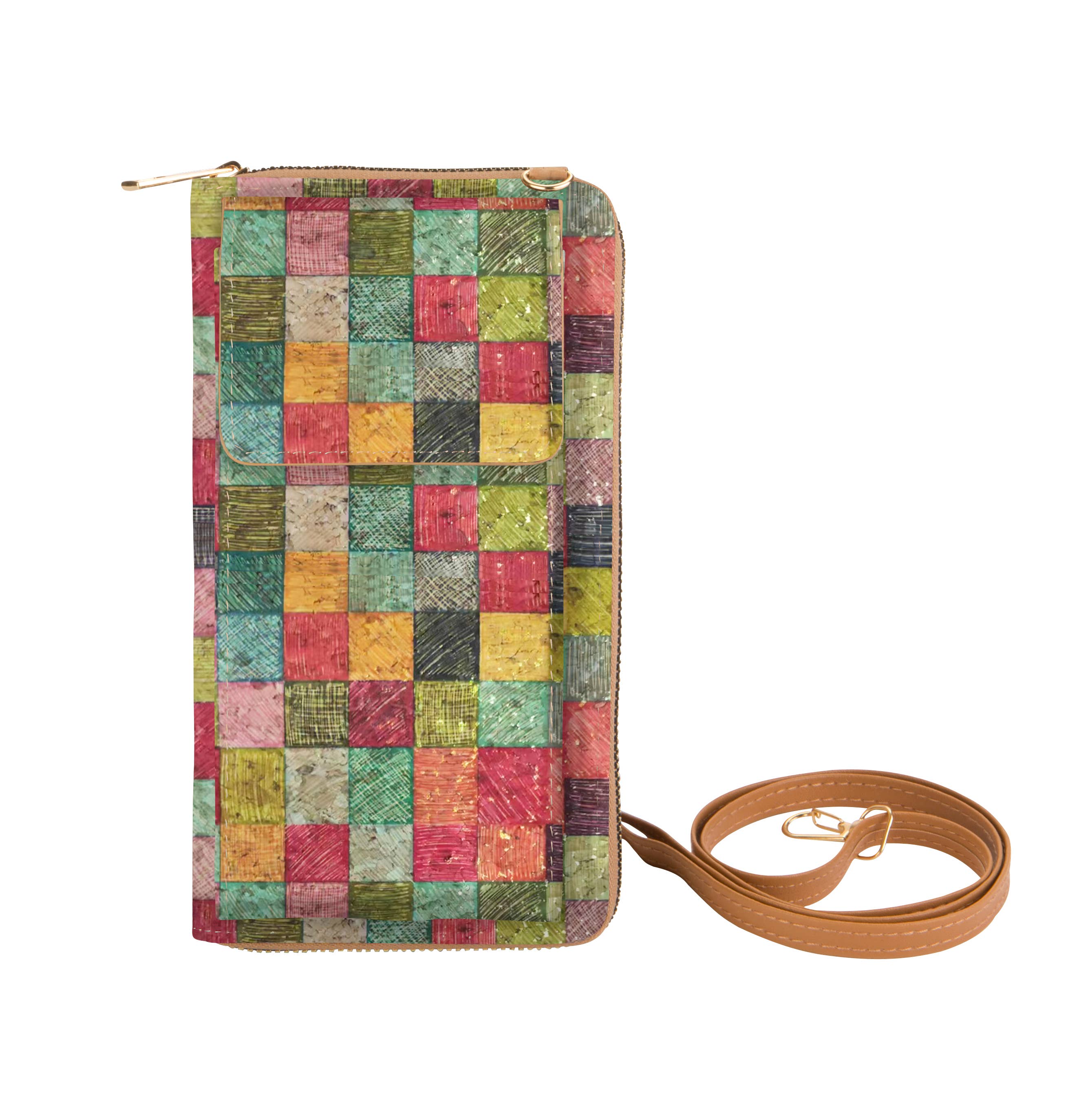 Kaleidoscope Accessories - Vente Portefeuille – unisexe - Sac à bandoulière en liège avec poche pour téléphone portable, 6 assortiments2
