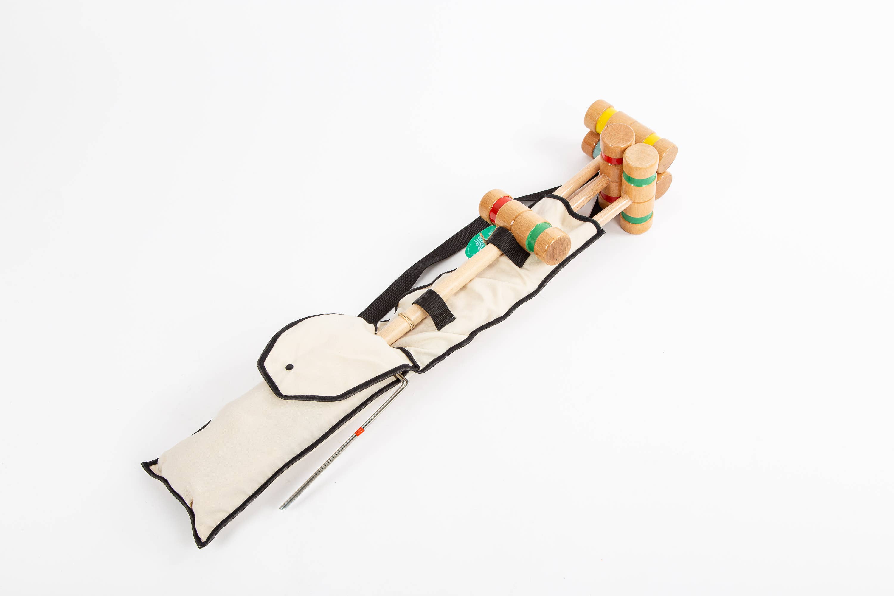 MORA PLAY - Venta al por mayor Accesorios de deporte - Set de croquet de madera con bolsa colgante1