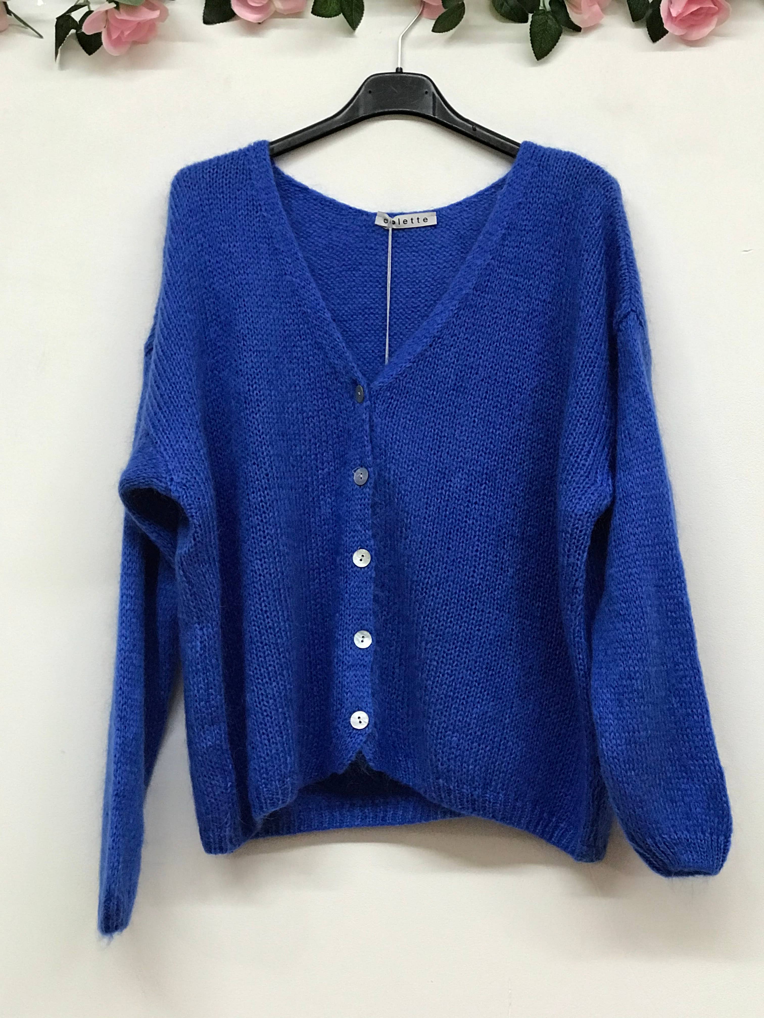 LINEN & COTTON HOUSE – Großhandel Jacke – Damen – 8561 JACKE AUS MOHAIRWOLLE, HERGESTELLT IN ITALIEN127