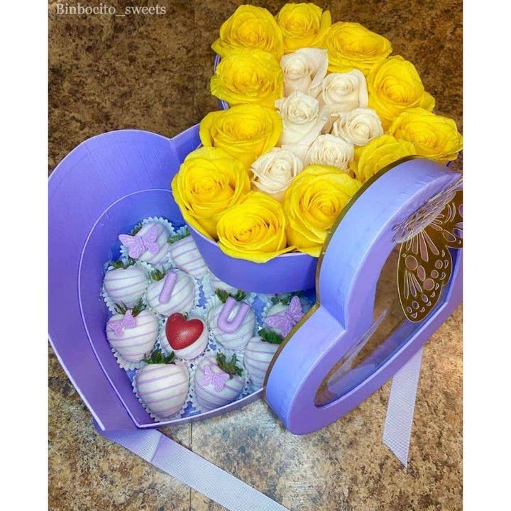 UNIKPACKAGING - Wholesale Gift Box - Double-Layer Heart Box with Liner for Gifts & Flowers