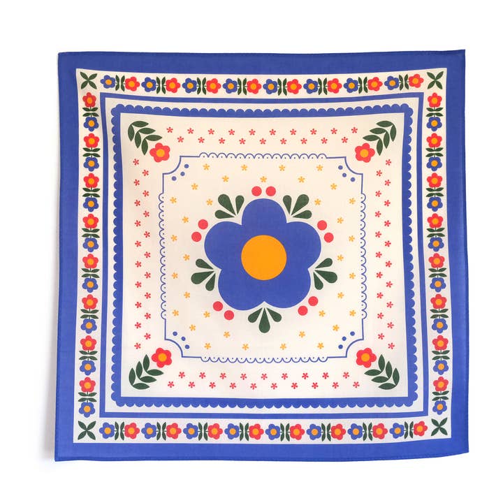 Scandinavian art Bandana for wholesale by Som Studio
