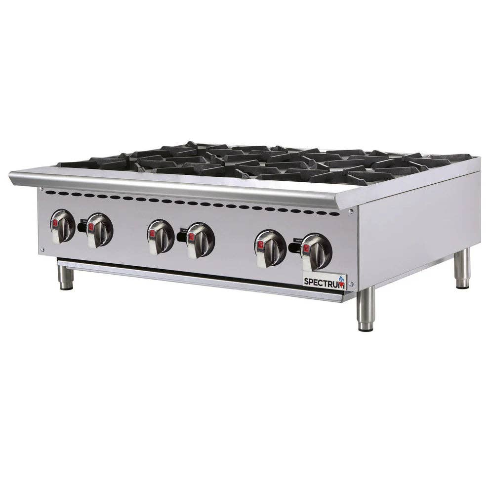 EcoQuality – wholesale Kitchen appliance – NGHP-2-6, 12" to 36", 2-6 burner, Natural Gas Hotplate3