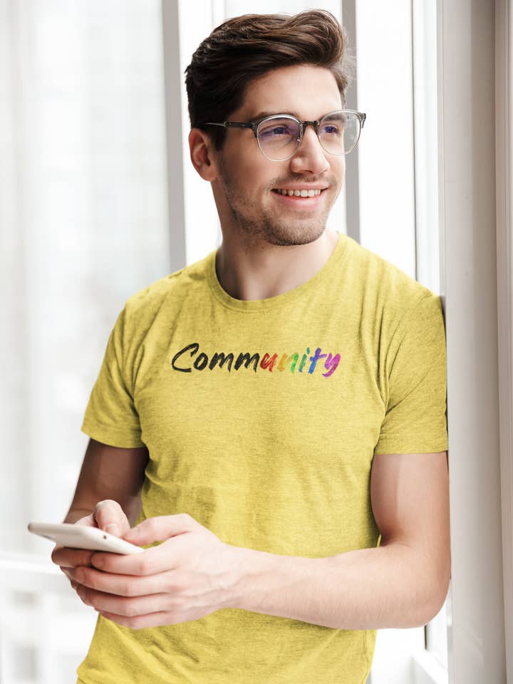 Pride Majic - Wholesale Screen Printed T-Shirt - Women's - Community Graffiti Rainbow Unity tee-Celebrate Unity & Pride4