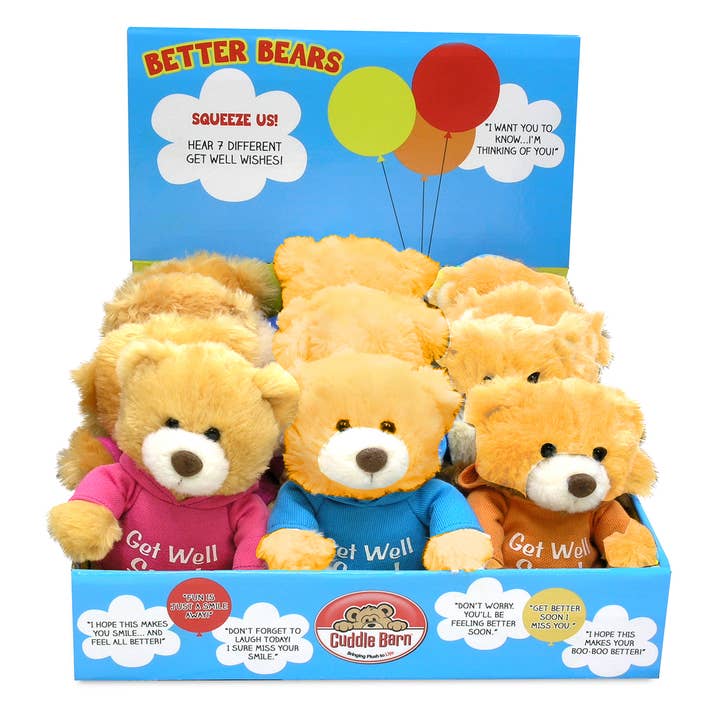 Kelli's - Wholesale Stuffed/Plush Toy - Kids & Baby - Get Well Soon Bears