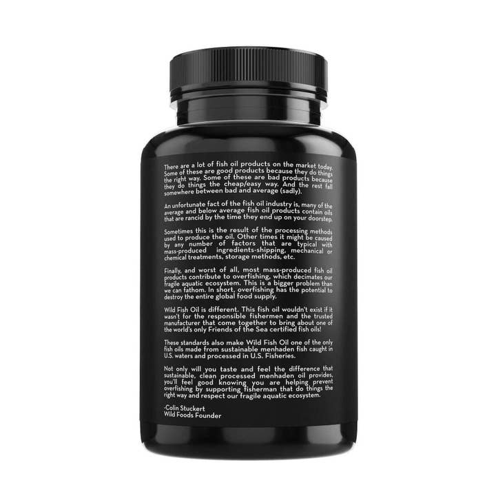 Wild Foods - Wholesale Voedingssupplement/vitamine - Capsules voor wilde visolie, Omega-3 DHA, EPA, DPA Wholesale Case van