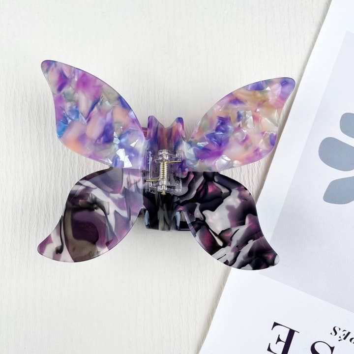 TheDivaSoap – wholesale Hair clip – Women’s – Acetate Butterfly Hair Claw Clip