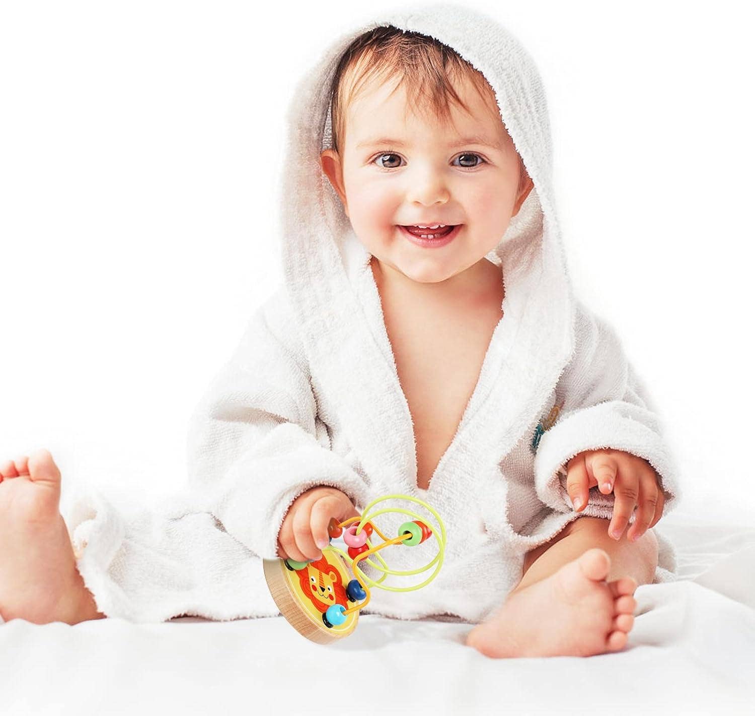 VIGOR - Wholesale Wood Toy - Kids - Perfect Gift Bead Maze Toy for Toddlers Wooden Colorful Roll4