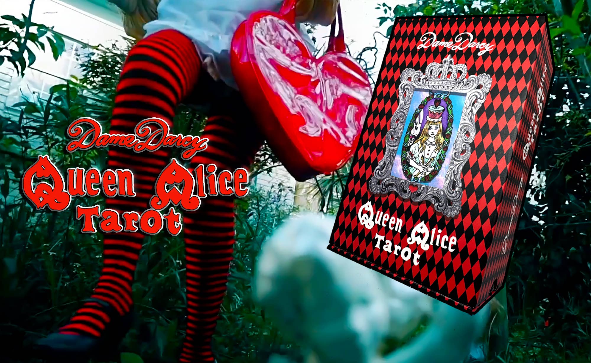 Dame Darcy - Wholesale Tarot Cards - Dame Darcy Queen Alice Tarot Silver Edition