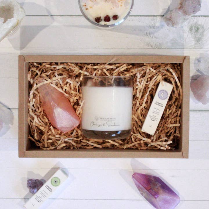 Luxe Gift Set for wholesale by Crescent Moon Candles