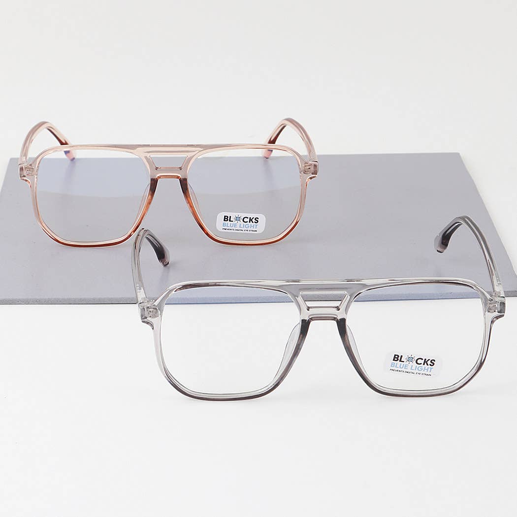 MIX Blue Light Blocker optische brillen - set van 4 verschillende modellen voor groothandel op Faire3