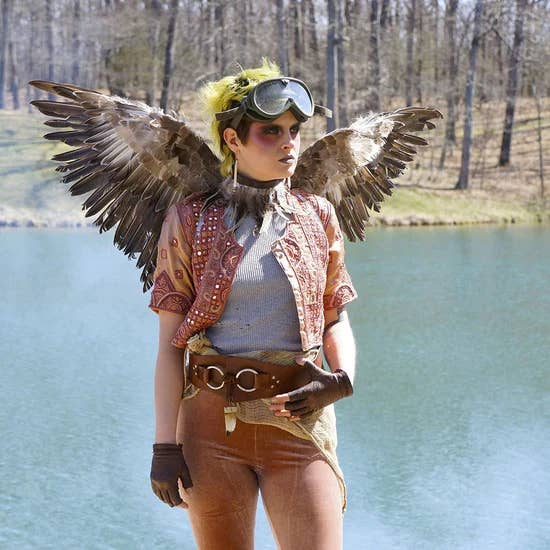 Zucker Feather Products - Wholesale Costume - Women's - Adult Mockingbird Large Wings Costume - Angel Fairy Cosplay3