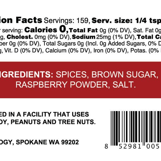 Spiceology - Wholesale Rub - Raspberry Chipotle | Sweet & Spicy Rub5