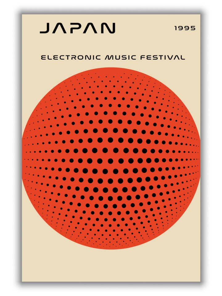 Japan elektronisk musikfestival för wholesale av Stanley Print House