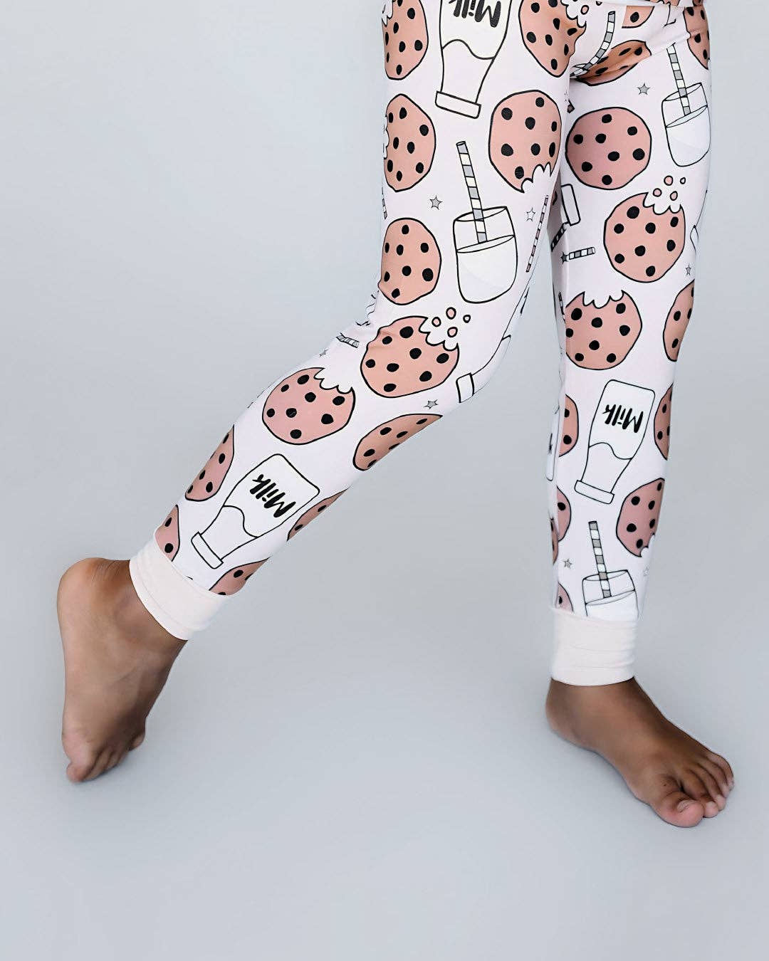 Lucky Panda Kids - Wholesale Sleepwear Set - Kids - Bamboo Kids' Two Piece Set | Milk & Cookies1