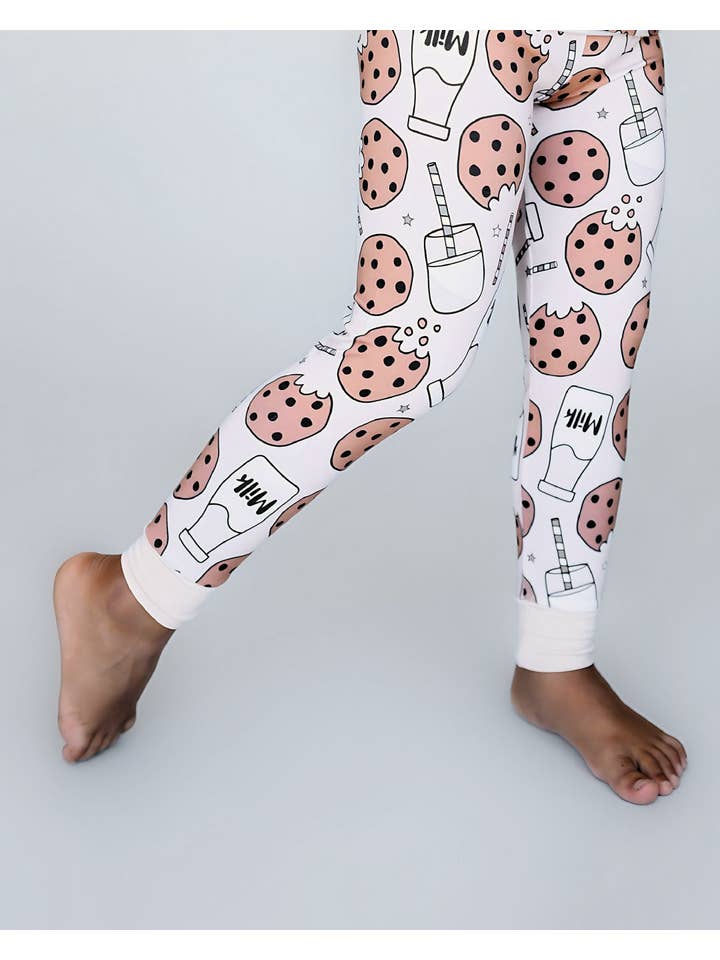 Lucky Panda Kids - Wholesale Sleepwear Set - Kids - Bamboo Kids' Two Piece Set | Milk & Cookies1