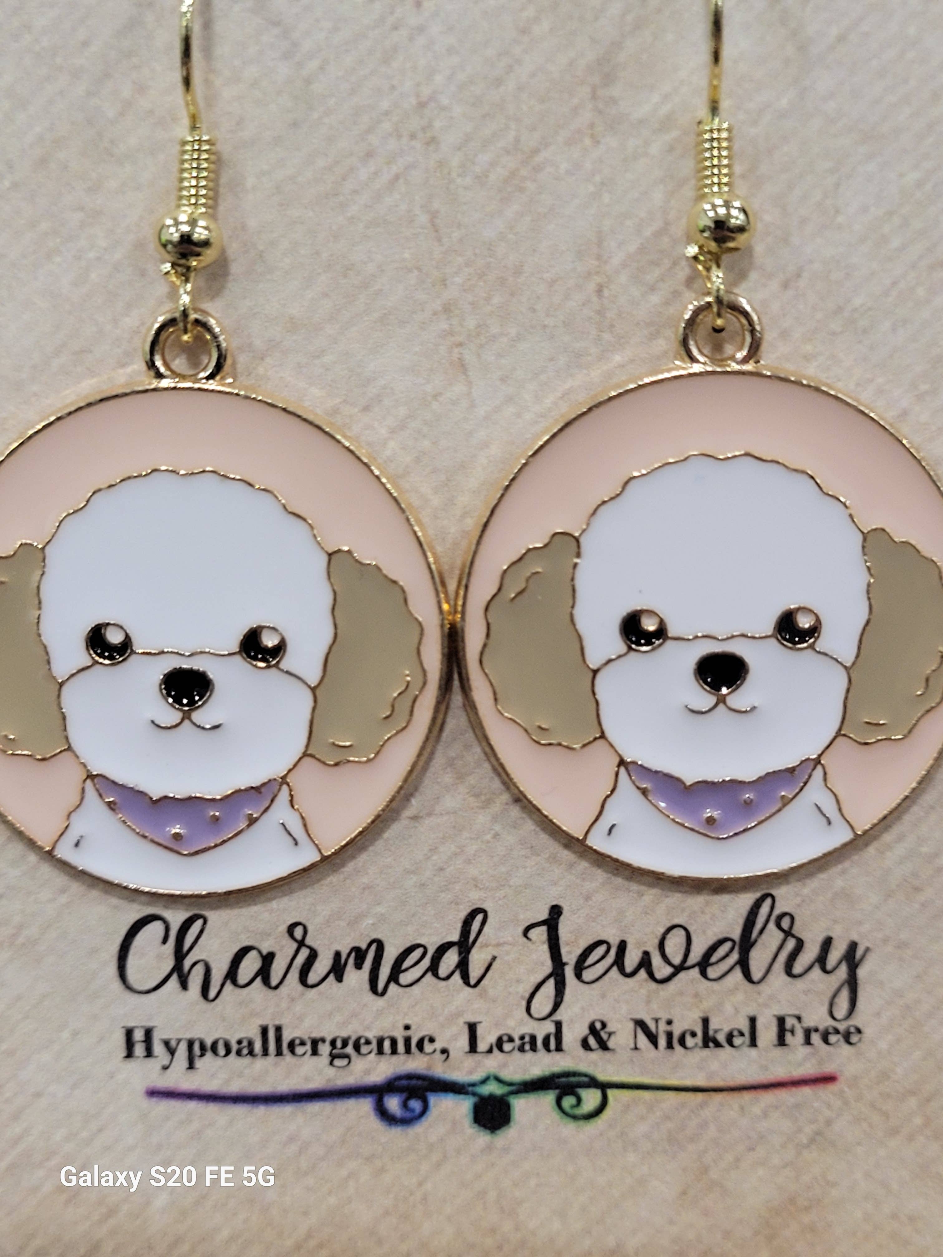 Con-Quest Crafts - Wholesale Dangle Earrings - Cat & Dog Earrings & Necklaces5