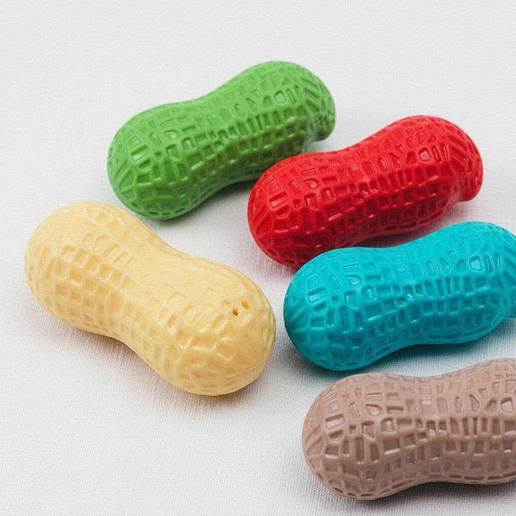kapeit - Wholesale Pet Toy - Cat/Dog - Interactive TPR Peanut Dog Toy0