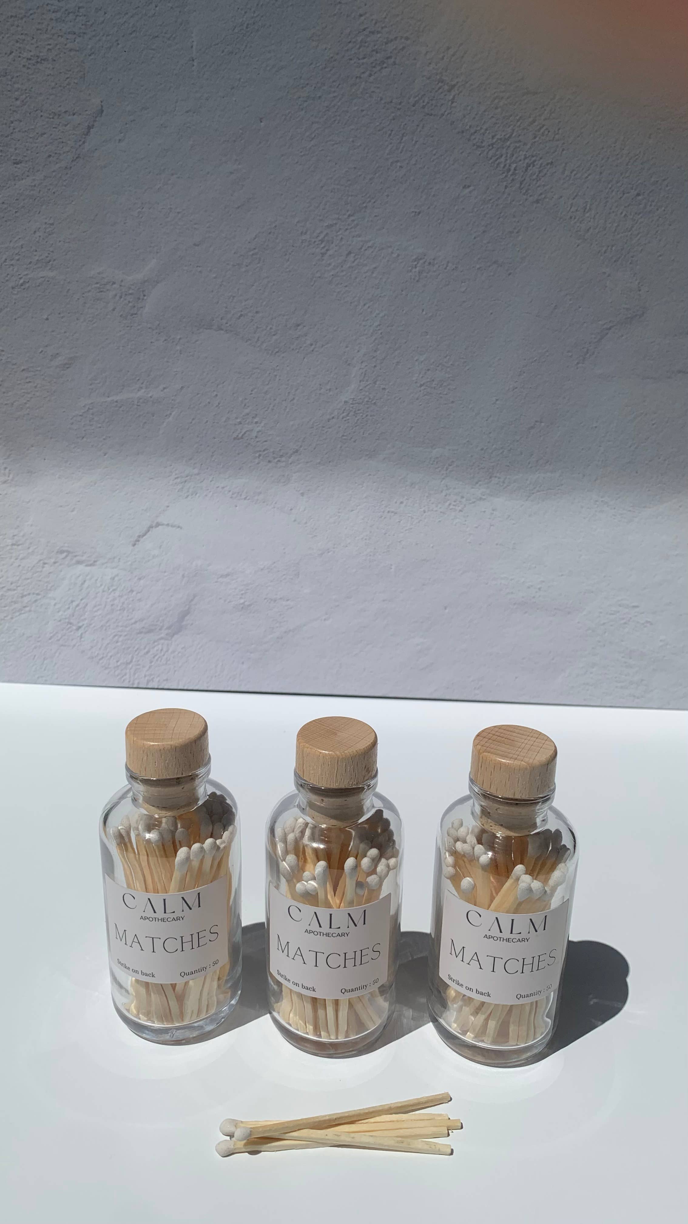 Calm Apothecary - Wholesale Matches - Apothecary Match Bottle3
