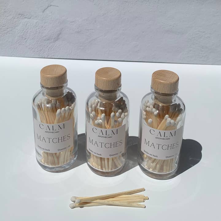 Calm Apothecary - Wholesale Matches - Apothecary Match Bottle3