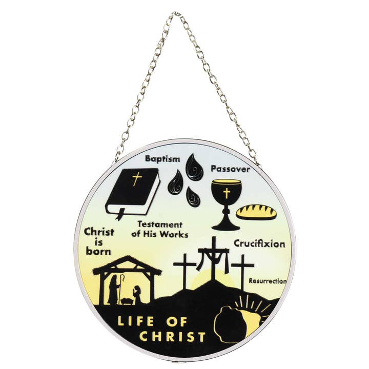 👀Suncatcher Life Of Christ 6in for wholesale by Dicksons