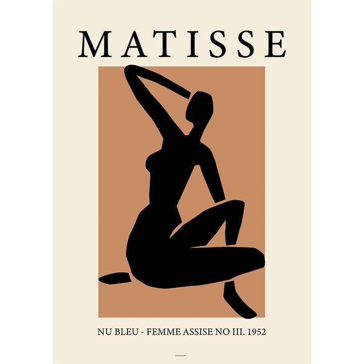 Poster Matisse Nudo per la vendita all'ingrosso da parte di Paper Provision