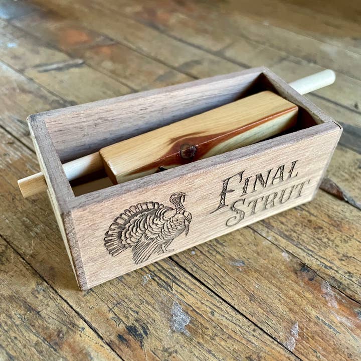 Final Strut Push Button Turkey Call for wholesale by Bayou Legacy Game Calls