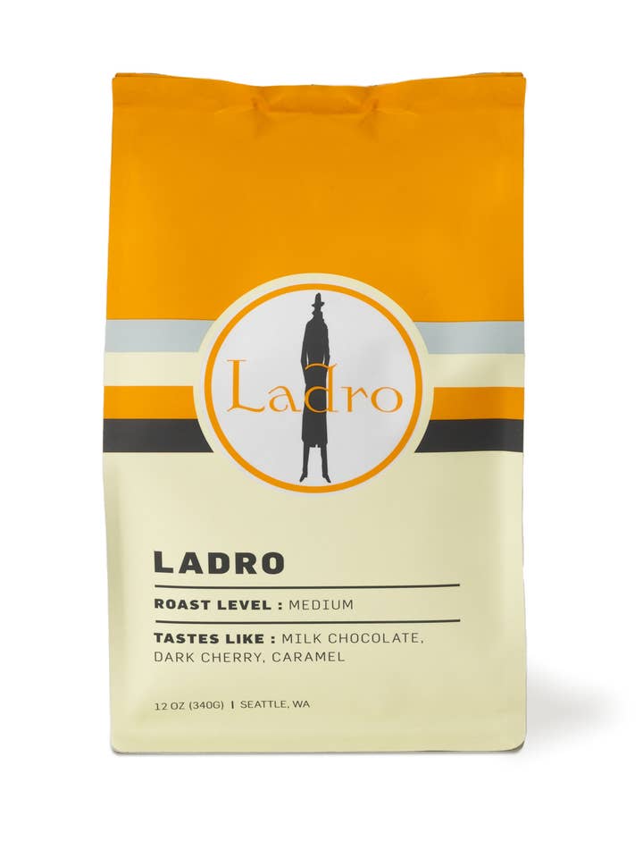 Ladro Espresso - 12oz for wholesale by Caffe Ladro
