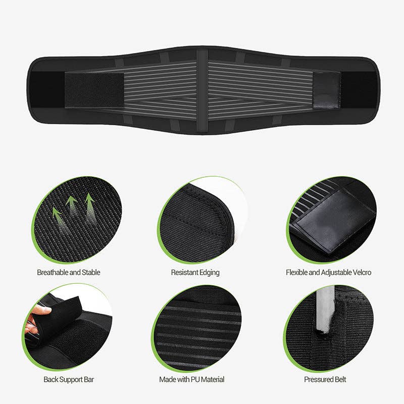 VIGOR - Wholesale Fitness Equipment - Waist trainer Slimming Workout Compression Double Belt Sweat4