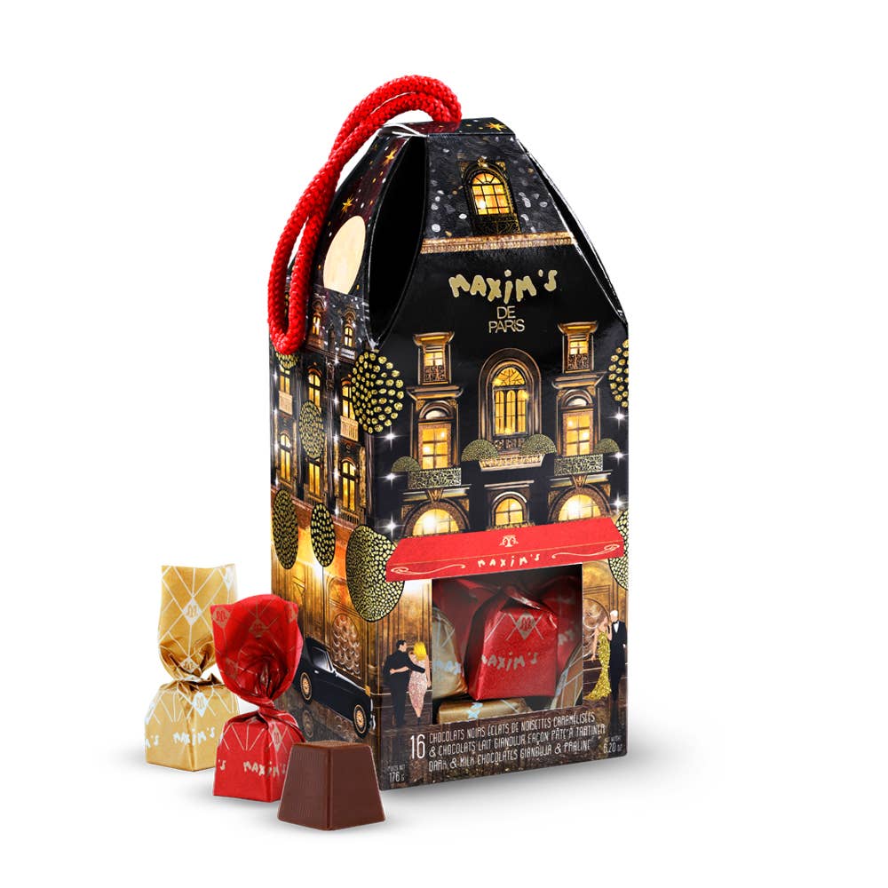 Maxim's - Venta al por mayor Caja de bombones - Chocolates navideños La Box | 16 bombones variados1