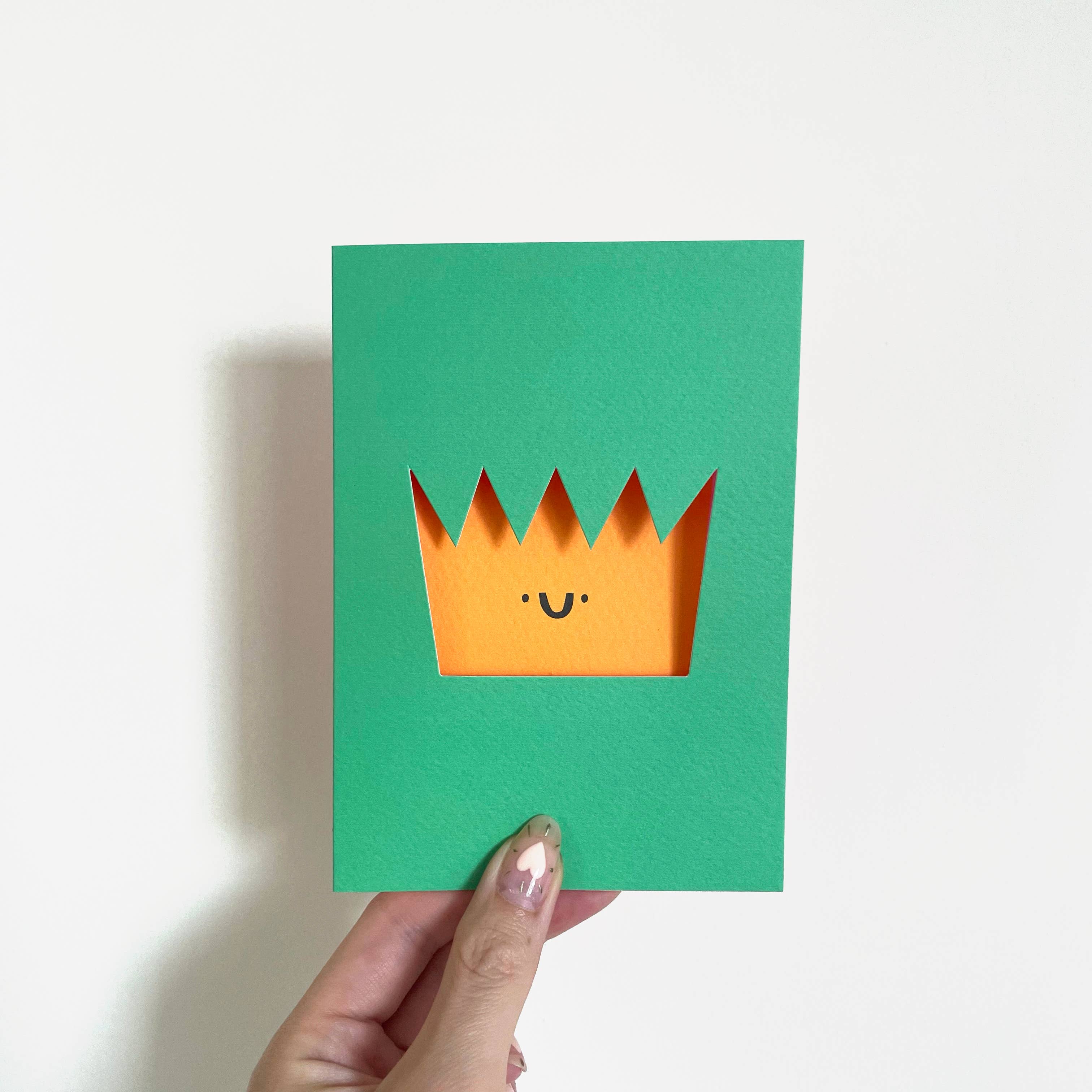Rumble Cards - Wholesale Birthday Card - Crown - King Queen Card - Birthday - Fun - Cute - Celebrate1