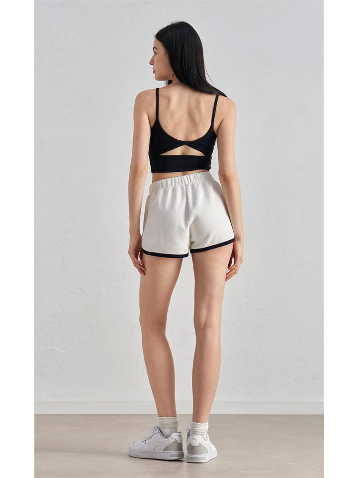 91thelabel - Wholesale Athletic Shorts - Women's - Regan Color Contrast Running Short1